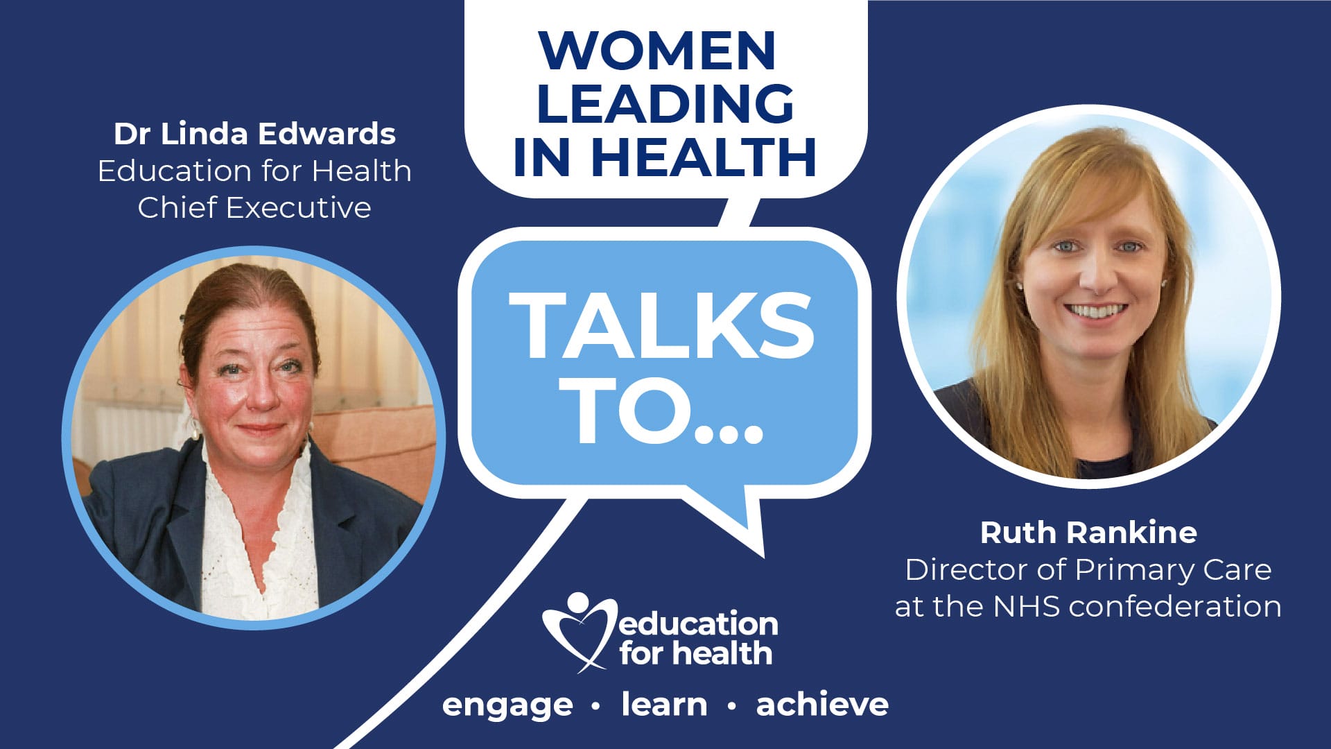 Education For Health Women Leaders in Health Podcast Ruth Rankine - Interview 